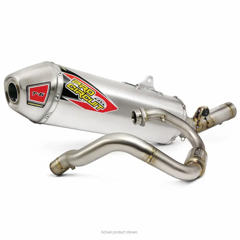 Pro Circuit T-6 Stainless Single Exhaust System 1