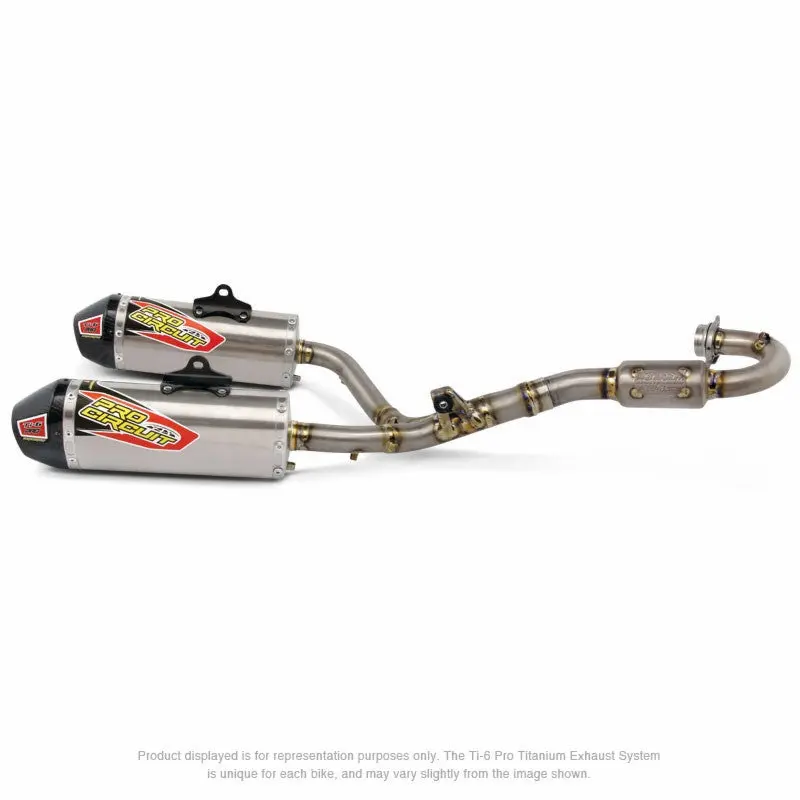 Pro Circuit Ti-6 Pro Titanium Dual System W/ Carbon Caps 4