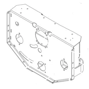 Pump Mtg Plate Wlmt, Sttii-Kbd 1