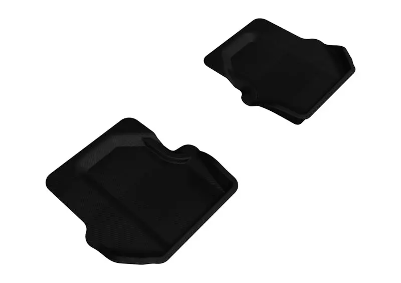 3D Maxpider Kagu-Style All-Weather Rear Floor Mats For 2005–2012 Porsche 911 (997) – Black 1