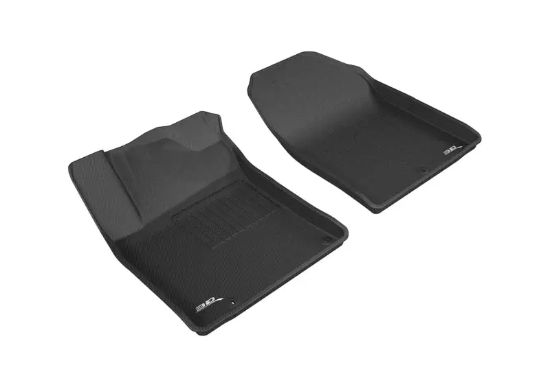3D Maxpider Kagu-Style Floor Mats For 2018–2020 Hyundai Elantra Gt – First Row, Black 1