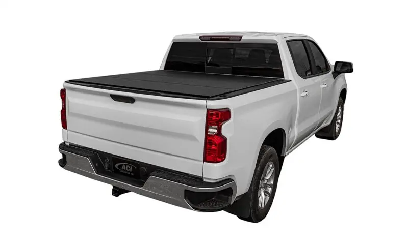 Access Lomax Tri-Fold Truck Bed Cover – Black Urethane Finish For 2017+ Nissan Titan With 5'6" Bed 1