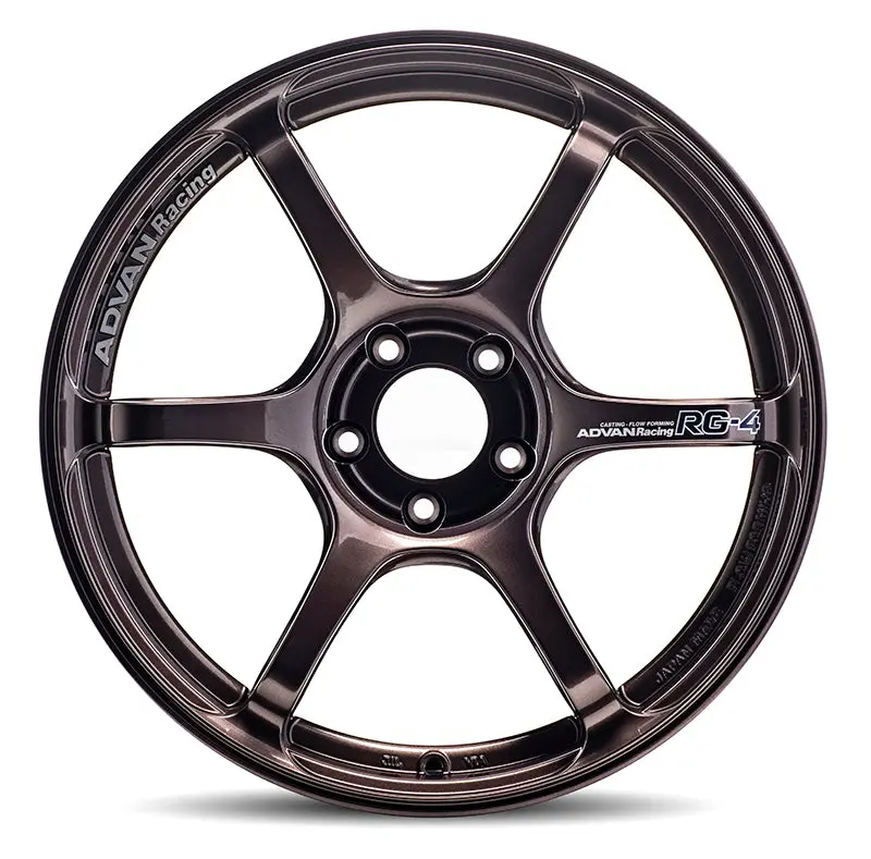 Advan Rg-4 Forged Aluminum Wheel – 18X9.5", +25Mm Offset, 5X112 Bolt Pattern, Copper Bronze Finish 1