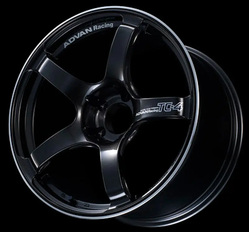Advan Tc4 Forged Alloy Wheel – 16X7.5In, +40Mm Offset, 4X100 Pcd, Black Gunmetal Finish With Center Ring 1
