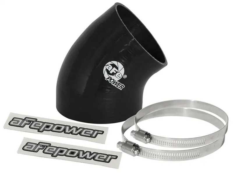 Afe Magnumforce Cold Air Intake Replacement Coupler — 4" To 3.5" Reducing Elbow (Black) 1