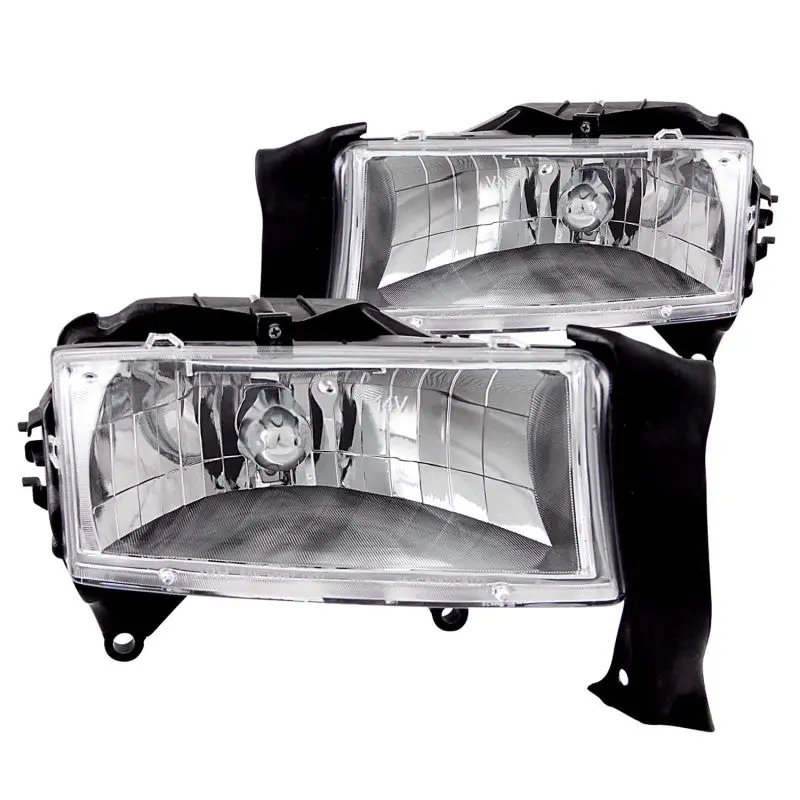 Anzo Chrome-Finished Crystal Headlight Assembly For 1997–2004 Dodge Dakota 1