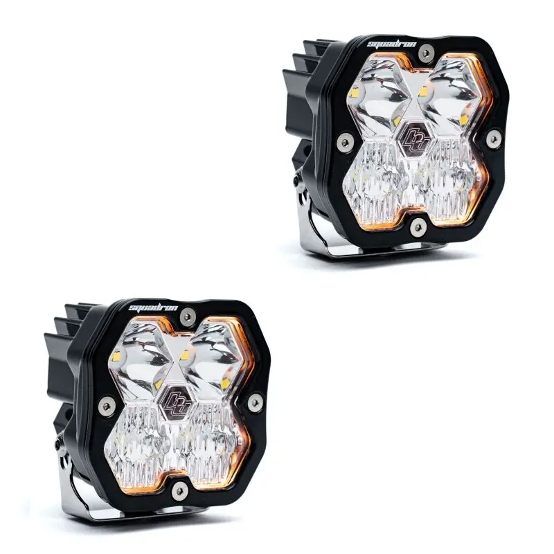 Baja Designs Squadron 2.0 Sport Led Driving/Combo Light Pair – No Wiring Harness Included 1