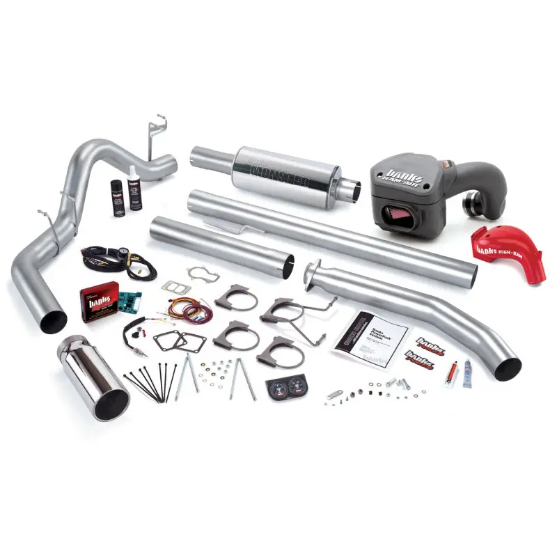 Banks Powerpack System – 2002 Dodge 5.9L Cummins With 235Hp Upgrade & Chrome-Tip Single Exhaust 1