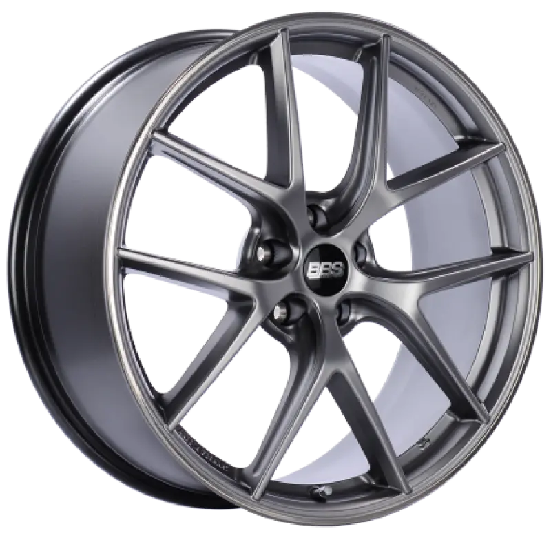 Bbs Ci-R Forged Alloy Wheel – 19X9, 5X120, Et48, Platinum Silver Polished, Rim Protector, Requires Pfs Clips 1