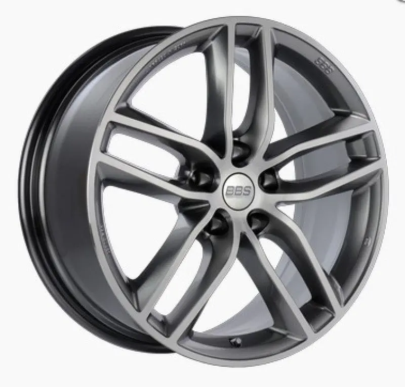 Bbs Sx 20X9 Gloss Platinum Diamond-Cut Alloy Wheel – 5X120 Bolt Pattern, Et42 Offset, Requires Pfs Clips 1