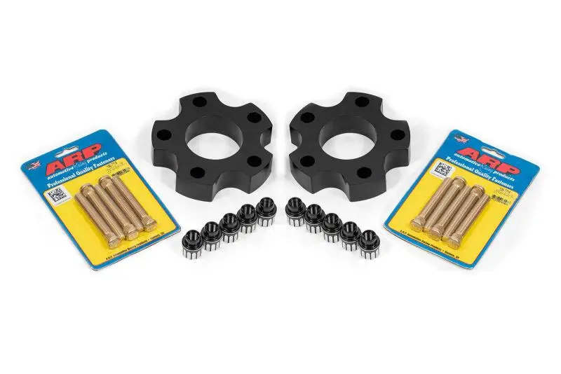 Bmr Black Anodized Wheel Spacer Kit For 2014–2017 Chevrolet Ss – Front, 1.25" Thick, 1/2-20 Studs 1