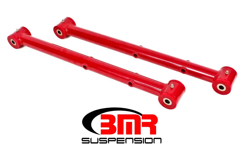 Bmr Non-Adjustable Lower Control Arms For 1964–1972 A-Body Vehicles – Polyurethane Bushings, Red Finish 1