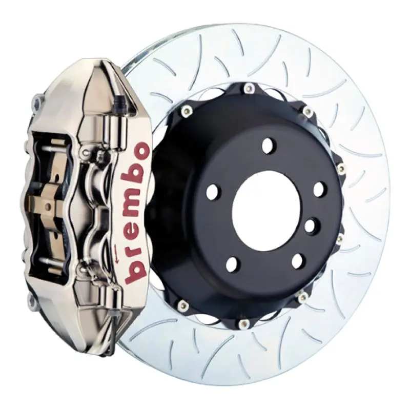 Brembo 06-11 Ml320 Rear Gtr Bbk 4 Piston Billet 380X28 2Pc Rotor Slotted Type3-Nickel 1