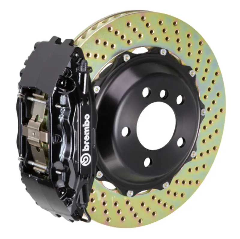 Brembo Gt Big Brake Kit For 1993–1998 Toyota Supra – Front, 4-Piston Calipers, Drilled 332X32Mm Two-Piece Rotors 1