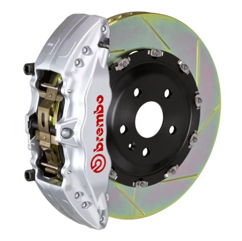 Brembo Gt Big Brake Kit Rotors For Audi A4/S4/A5/S5 (2008–2016) – 380X34Mm, Two-Piece, Slotted, Silver Finish 1