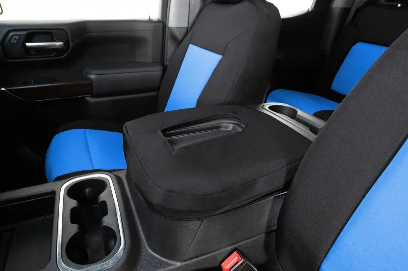 Covercraft Endura Precisionfit Seat Covers For Second Row Of 2018–2024 Jeep Wrangler (Blue/Black) 1