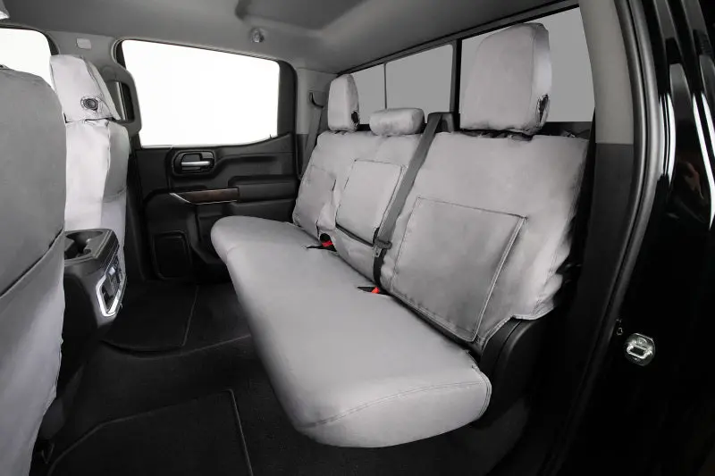 Covercraft Polycotton Seatsaver – Custom-Fit Second-Row Seat Covers For 2011–2012 Ford F-150 (Gray) 1