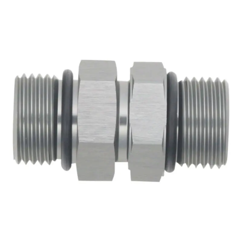 Deatschwerks 8An Orb Male To 8An Orb Male Swivel Adapter - Anodized Dw Titanium 1