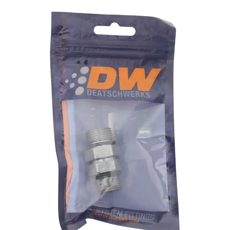 Deatschwerks 8An Orb Male To 8An Orb Male Swivel Adapter - Anodized Dw Titanium 2