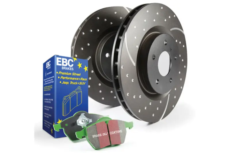 Ebc S3 Brake Kit: Greenstuff Performance Pads + Gd Sport Rotors 1