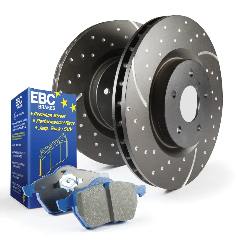 Ebc S6 Brake Kit – Bluestuff Pads Paired With Gd Series Rotors 1