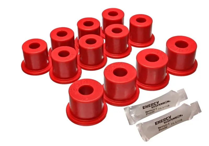 Energy Suspension Red Rear Leaf Spring Bushing Kit For 1980–1986 Nissan 720 & Hardbody 2Wd 1
