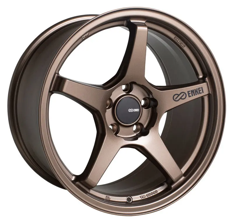 Enkei Ts-5 Alloy Wheel – 18×8.5 Inches, 5×114.3 Bolt Pattern, 38Mm Offset, 72.6Mm Bore, Bronze Finish 1