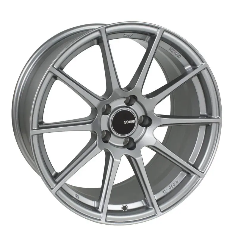 Enkei Ts10 Alloy Wheel – 18X8In, 5X112 Pcd, 45Mm Offset, 72.6Mm Center Bore, Matte Grey 1
