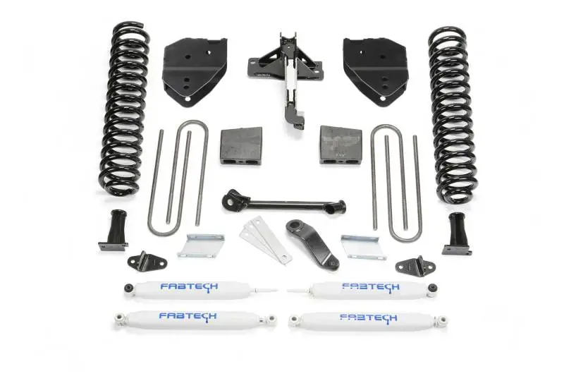 Fabtech 4" Basic Lift System With Performance Shocks For 2017–2021 Ford F-250/F-350 4Wd Gas Models 1