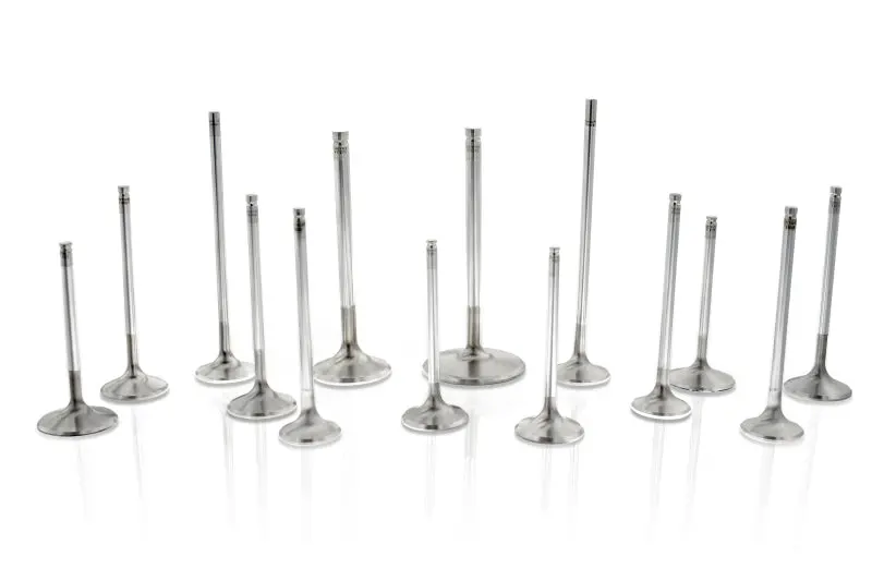 Ferrea Flo-Comp Plus Exhaust Valves For Ford Svo C460 – 1.9" Stem, 11/32" Diameter, 6.24" Length, 15° Angle – Set Of 8 1