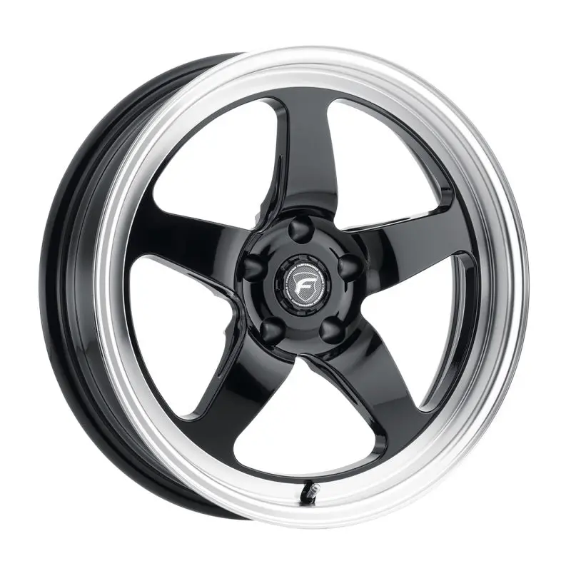 Forgestar D5 Drag Wheel — 18X5.0", 5X120 Bolt Pattern, Et-23 Offset, Gloss Black 1