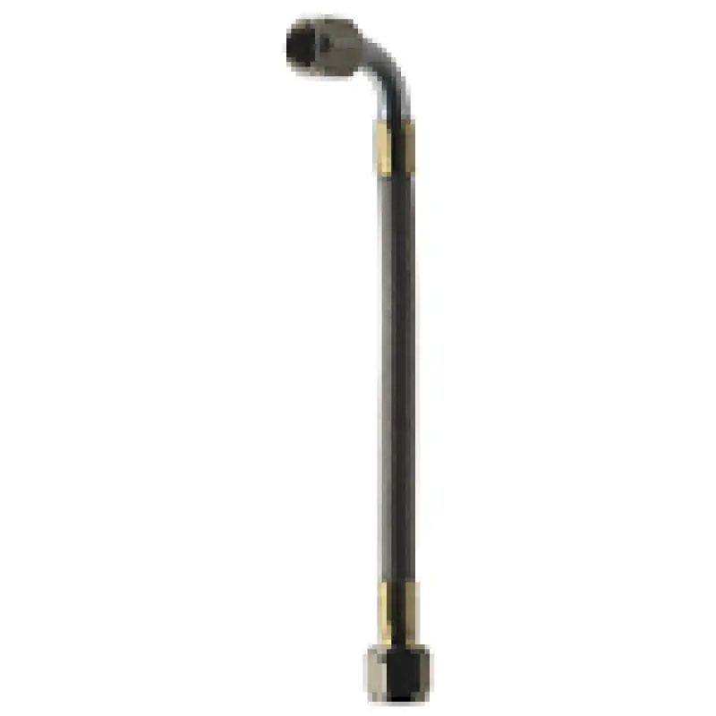 Fragola -8An Aluminum Hose Assembly – Straight-To-90° Fitting, 42-Inch Length With Aluminum Nut 1