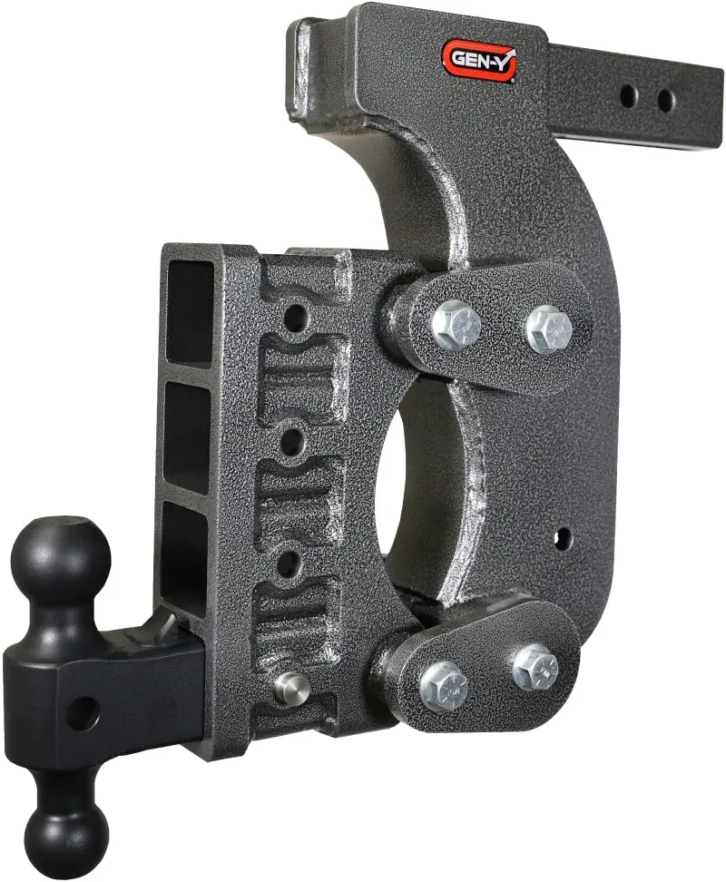 Gen-Y The Boss Torsion-Flex Drop Hitch – 2.5-Inch Receiver, 15-Inch Drop With Gh-061 Dual-Ball Stabilizer 1