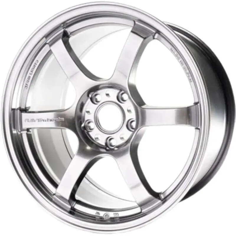 Gram Lights 57Dr-X Forged Aluminum Wheel: 17×8.5 Inches, Zero Offset, 6×139.7 Bolt Pattern – Grace Silver 1