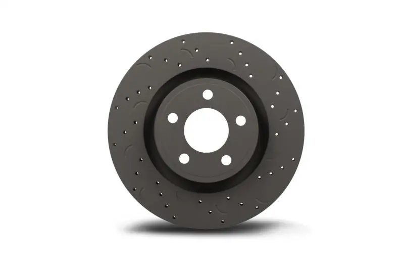 Hawk Talon Premium Performance Brake Rotors – Drilled, Slotted, And Zinc-Coated For Enhanced Cooling 1