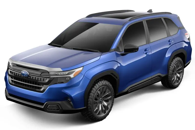 Husky Liners Aeroskin Hood Protector For 2025 Subaru Forester — Chrome Finish 2