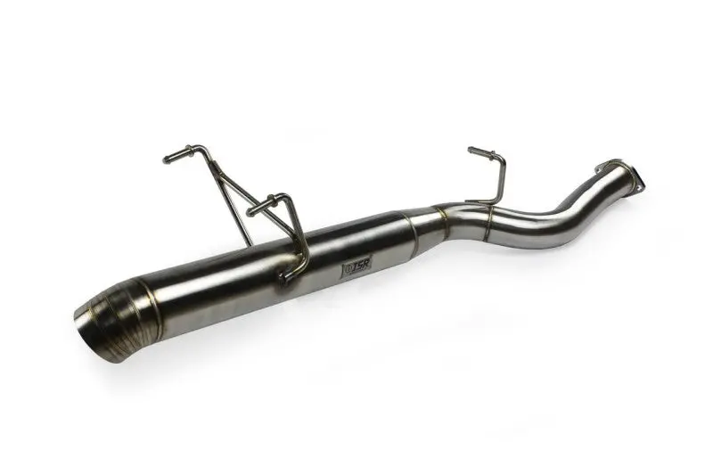 Isr Performance Series Ii Ep Single-Tip Resonated Exhaust — Blast Pipe Style For 1989–1994 Nissan 240Sx (S13) 1