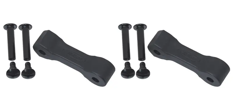 Kentrol Hood Catch Rubber Replacement Kit For 1997–2006 Jeep Wrangler Tj – Textured Black Pair 1