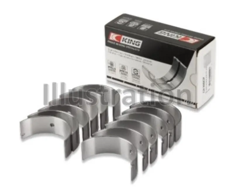 King Engine Bearings Connecting Rod Bearing Set For Chrysler 2.7L – Oversize +0.75Mm 1