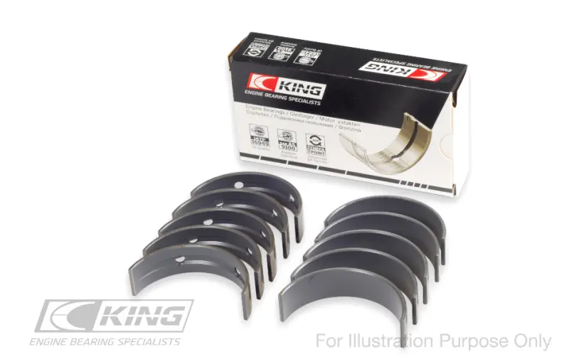 King Main Bearing Set For Ford/Mazda L3 & L3-Vdt Mzr Engines (0.75In Size) 1