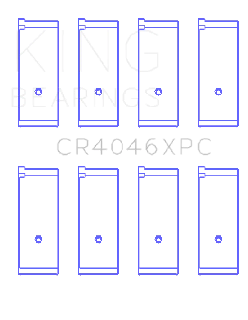 King Pmaxkote Performance Rod Bearing Set – Std Size For Honda B20B4, B20Z2, D16, And Zc 16V Engines 1