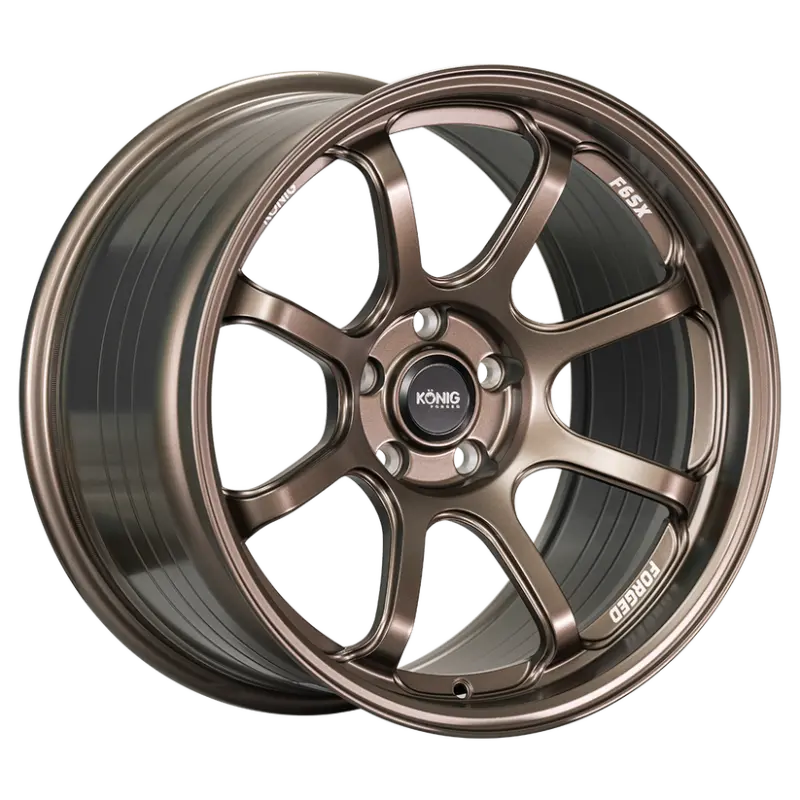 Konig Forged F6Sx 18X11 5X114.3 Et40 Race Bronze Wheel (Knurled Bead) 1
