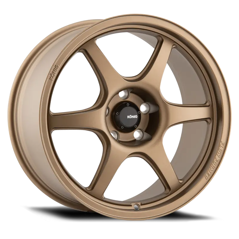 Konig Hexaform 18X9.5 Matte Bronze Alloy Wheel – 5X114.3, +25Mm Offset 1