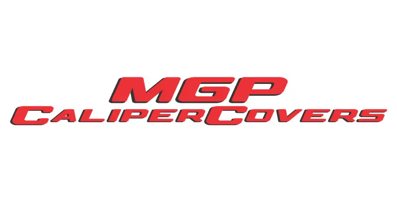 Mgp Engraved Caliper Covers For 2019 Chevrolet Silverado 1500 – Front And Rear, 100Th Anniversary Red/Silver Finish 2