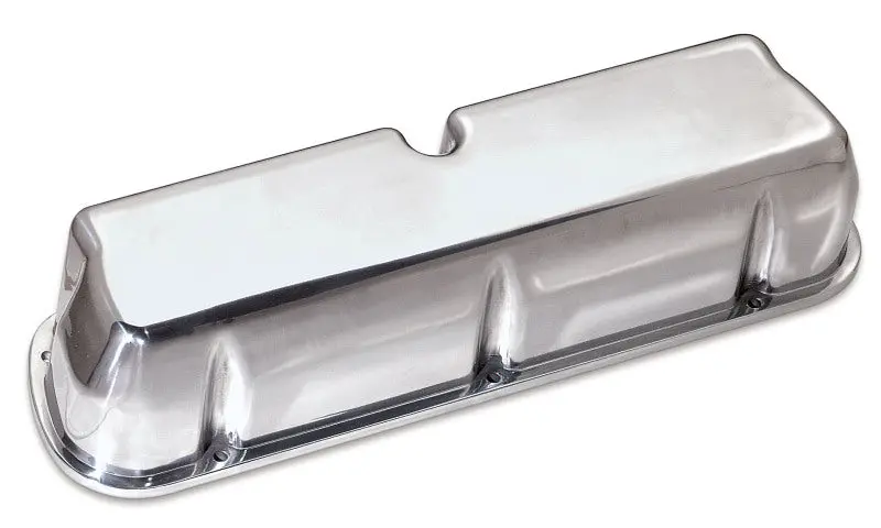 Moroso Extra-Tall Valve Covers For Ford Small-Block Engines – Polished Aluminum, Logo-Free Pair 1