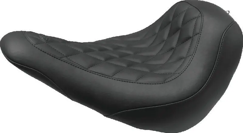 Mustang Harley Low Profile Sissy Bar Pad – 12" X 9", Black With Studs 1