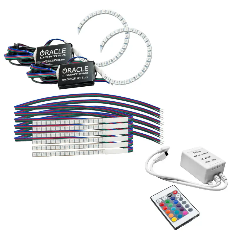Oracle Colorshift Drl And Halo Upgrade Kit For 2018–2021 Ford Mustang – Includes Simple Controller 1