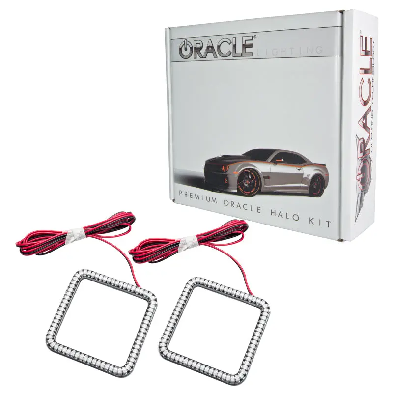 Oracle Led Fog Light Halo Kit With White Rings For 2004–2005 Ford Ranger 1