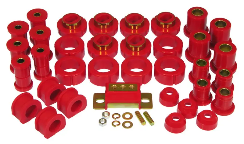 Prothane Total Suspension Bushing Kit — 1962–1967 Chevy Nova, Red Polyurethane 1