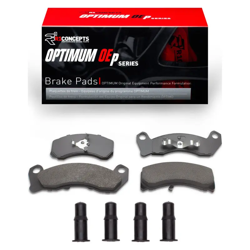 R1 Optimum Oe Front Brake Pad And Hardware Kit For 1981–1994 Ford Ltd 1